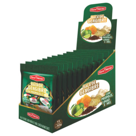 BALA DE GENG PROP MEL E LIMAO C 15UN