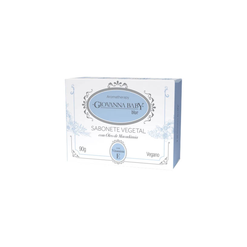 SABONETE VEGETAL RETANGULAR BLUE 1X90G