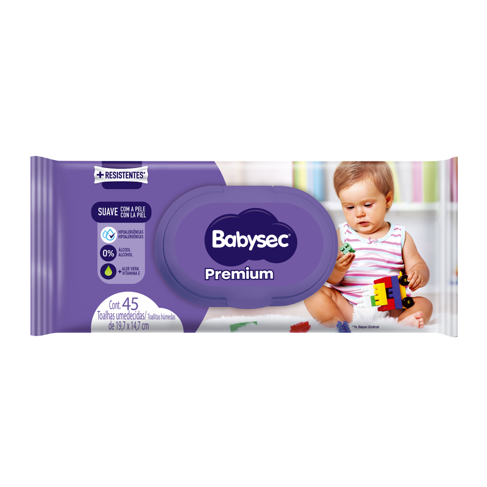 TOALHA UMED BABYSEC PREMIUM 1X45FLS BRP