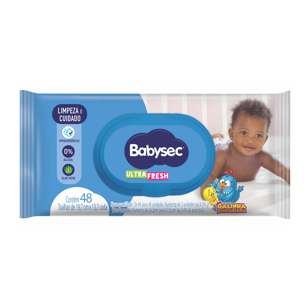 TOALHA UMED BABYSEC ULTRA 1X46FLS BR