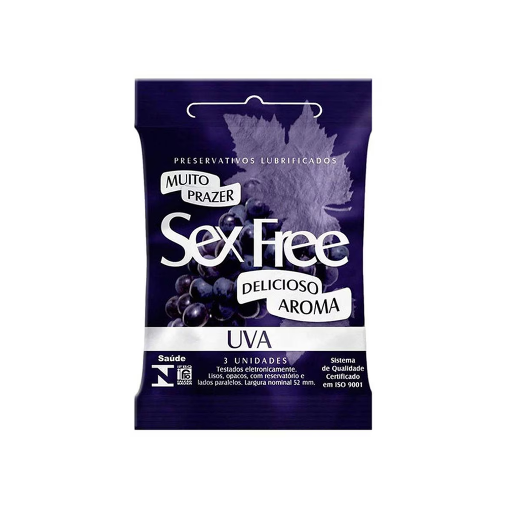 PRESERVATIVO MASC UVA 1X3UN