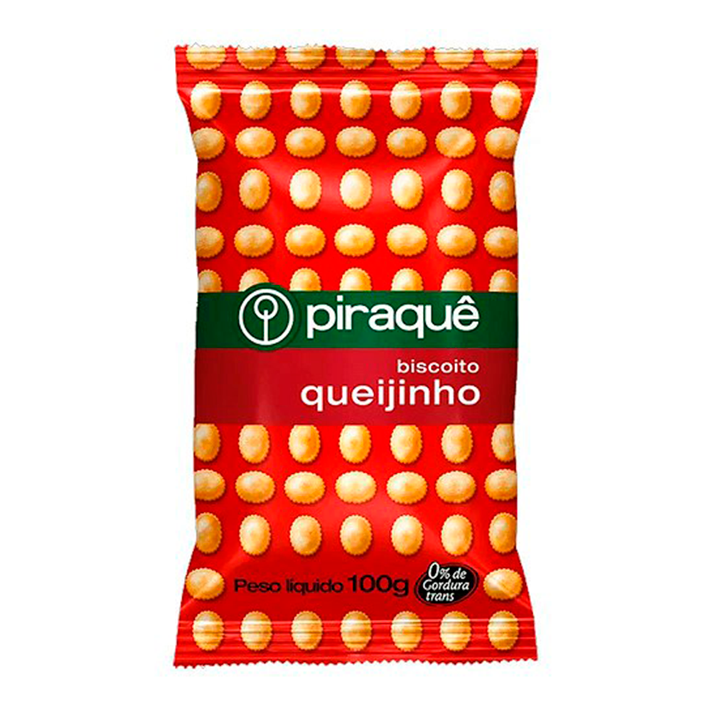 BISC SALGADINHO PIRAQUE QUEIJINH 1X100G