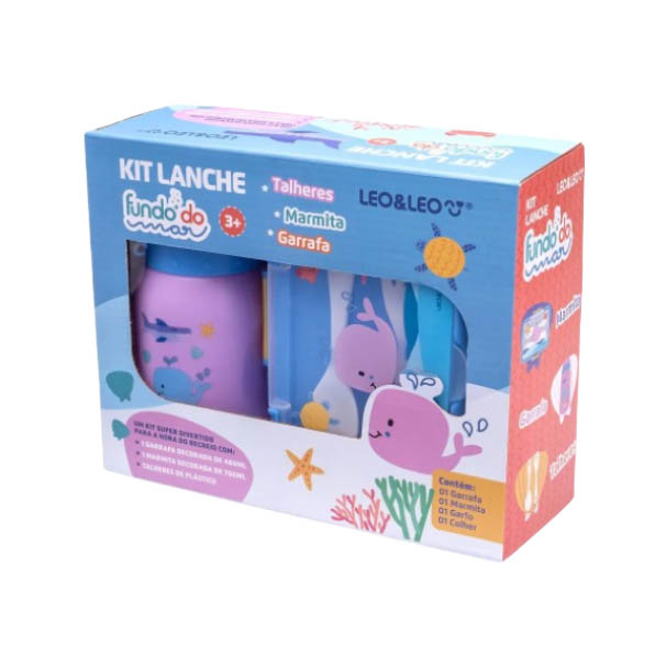 KIT LANCHE FUNDO MAR GARRAF MARM LEO