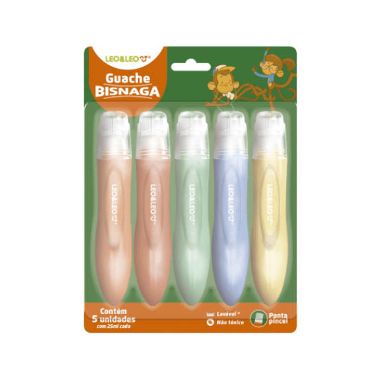 GUACHE BISNAGA PONT FINA PINC LEO 5X25ML