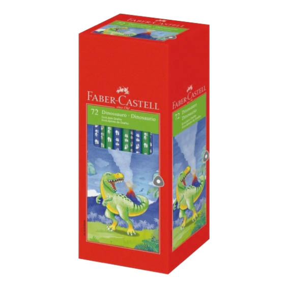 LAPIS PT ECO GRAF DINOSSAURO FABER 72U