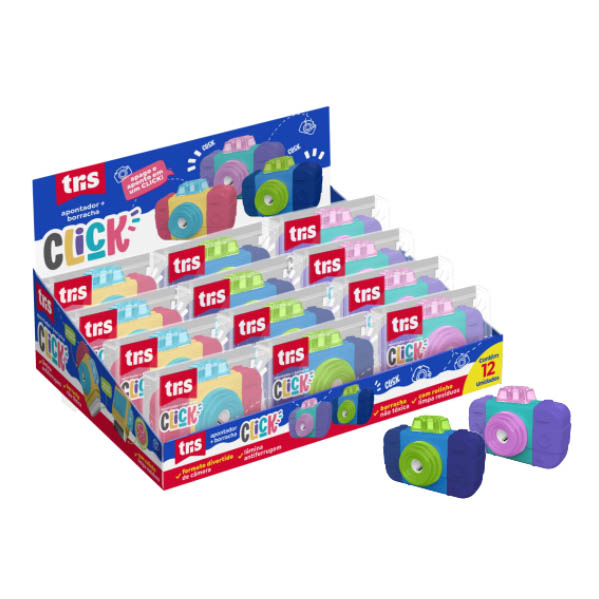 APONTADOR DEP BORR-RL CLICK  TRIS 1X12UN