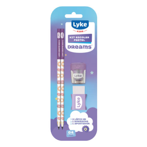 KIT ESCOLAR DREAMS PASTEL 1X4UN