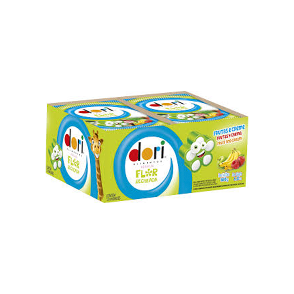 GELATINA FLOR RECHEADA DORI 12X15G