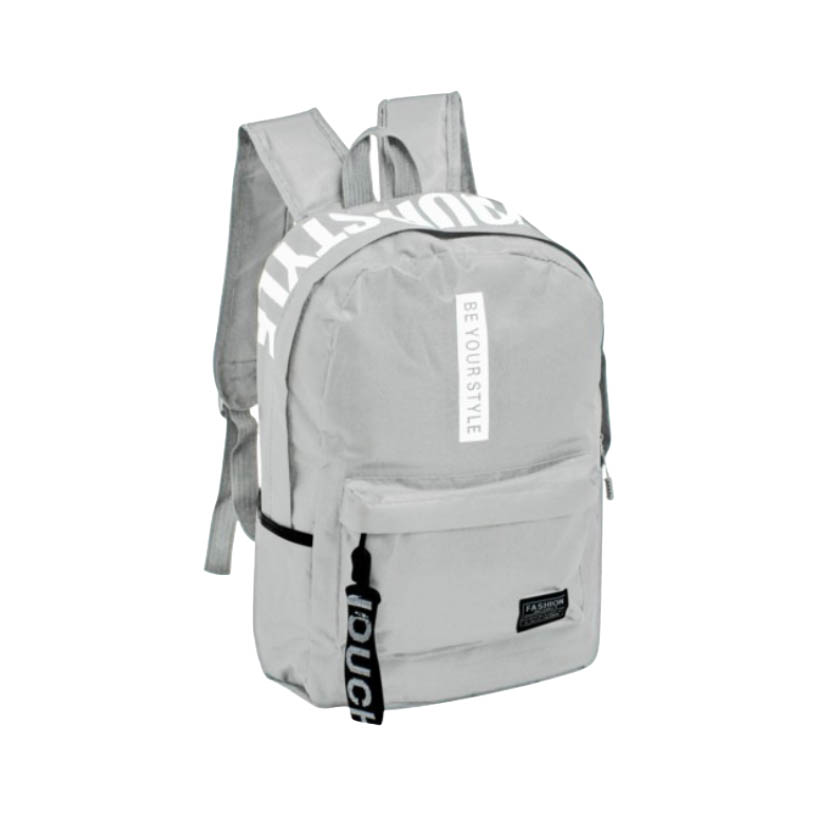 MOCHILA JUVENIL NEUTRO YOUNG CINZA KIT 1