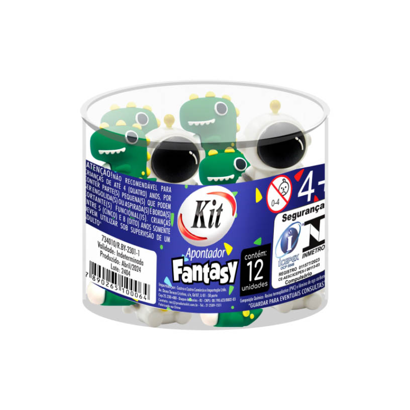 APONTADOR DIVERTIDO FANTASY BOY KIT 1X12