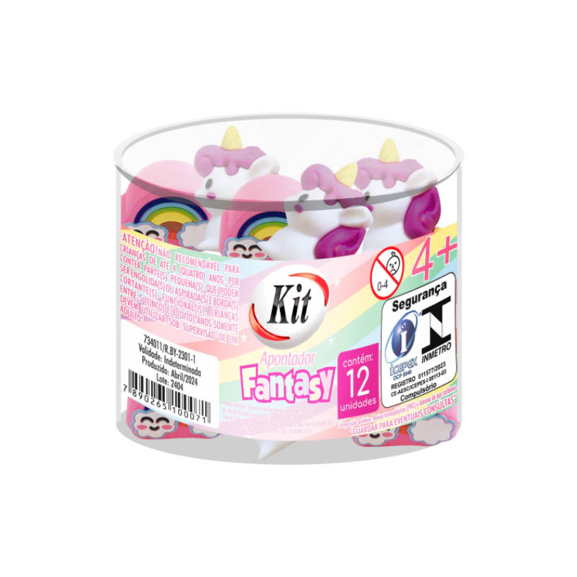 APONTADOR DIVERTIDO FANTASY GIRL KIT1X12