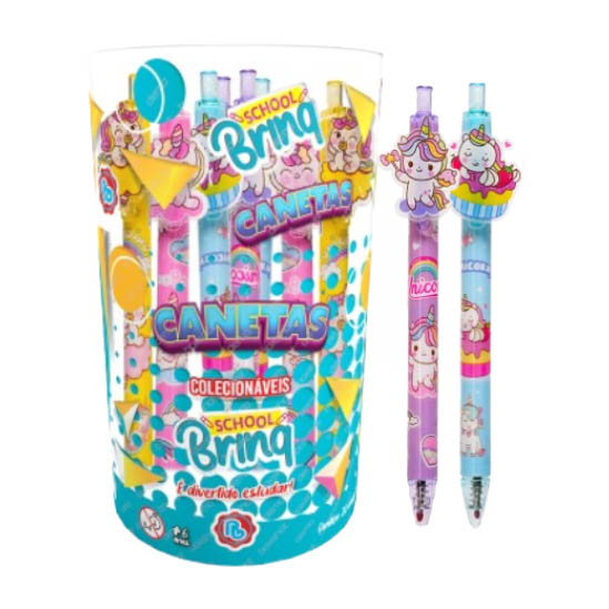 CANETA UNIC CLICK  SCHOOL BRIN 1X20UN
