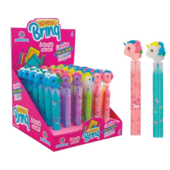 CANETA MARCA TEXTO UNICOR SCHOOL 1X36UN