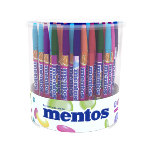 CANETA ESFER  CORES JET LUX MENTOS 1X112