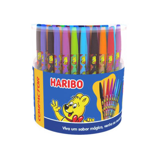 CANETA ESFER  TOP 2000 HARIBO CORES1X112