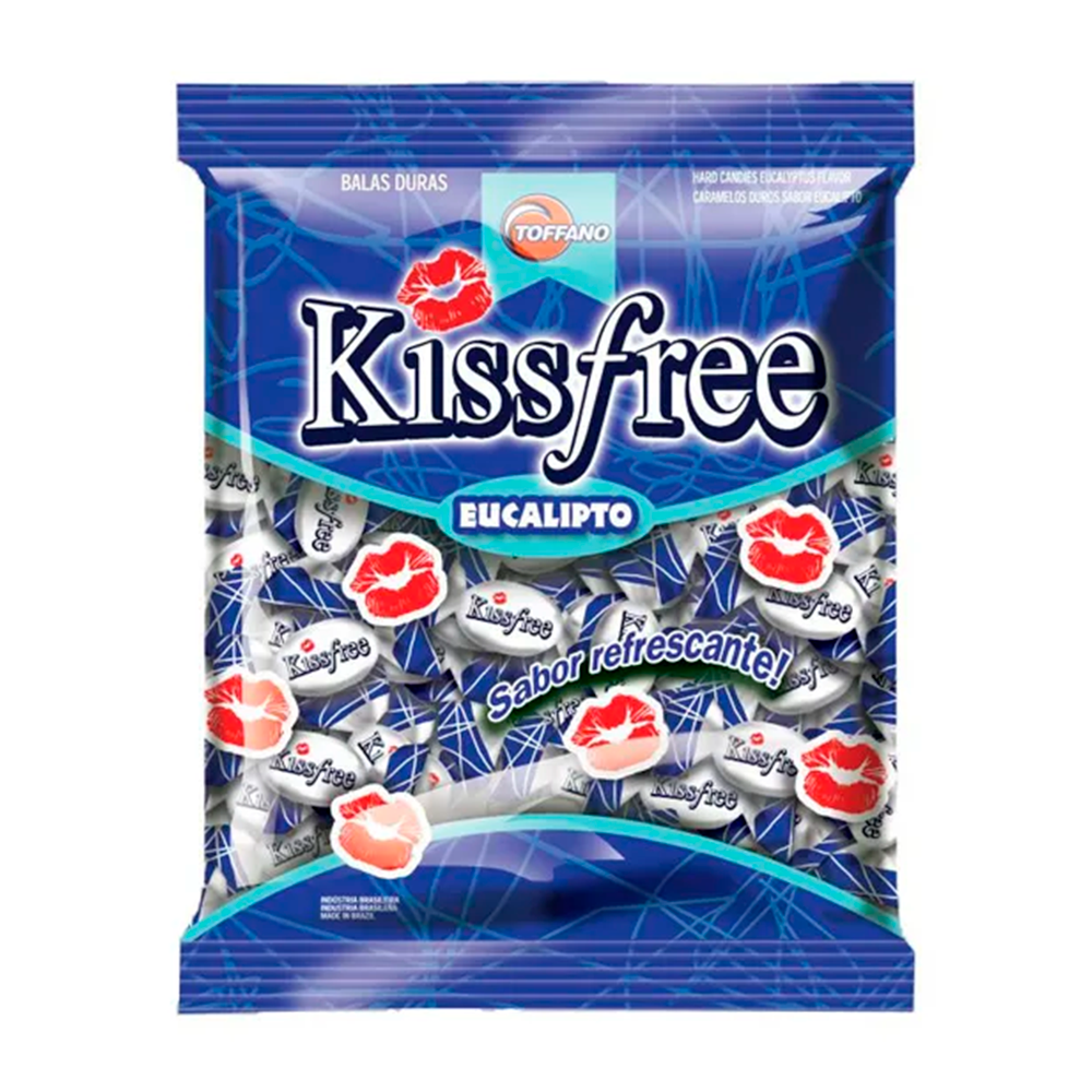 BALA DURA KISS FREE EUCAL TOFFANO 1X500G
