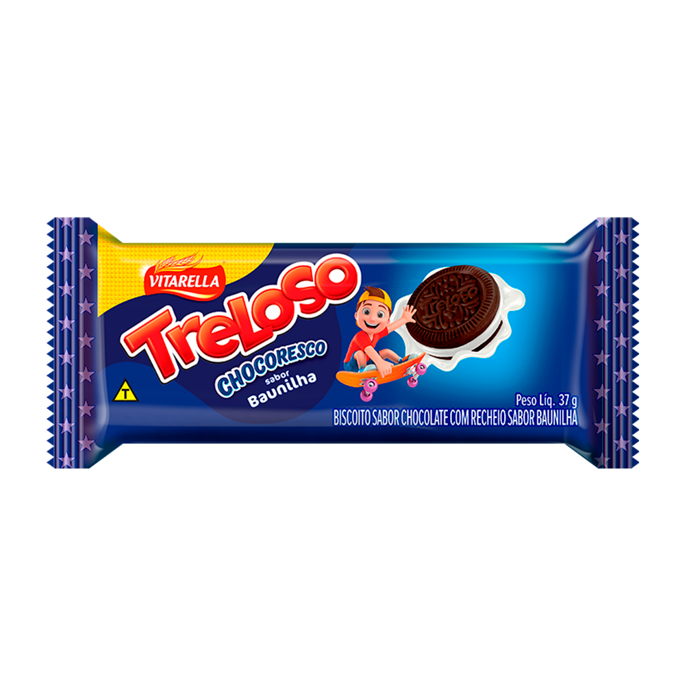 BISC RECH  TRELOSO CHOCORESC BAUN 30X37G
