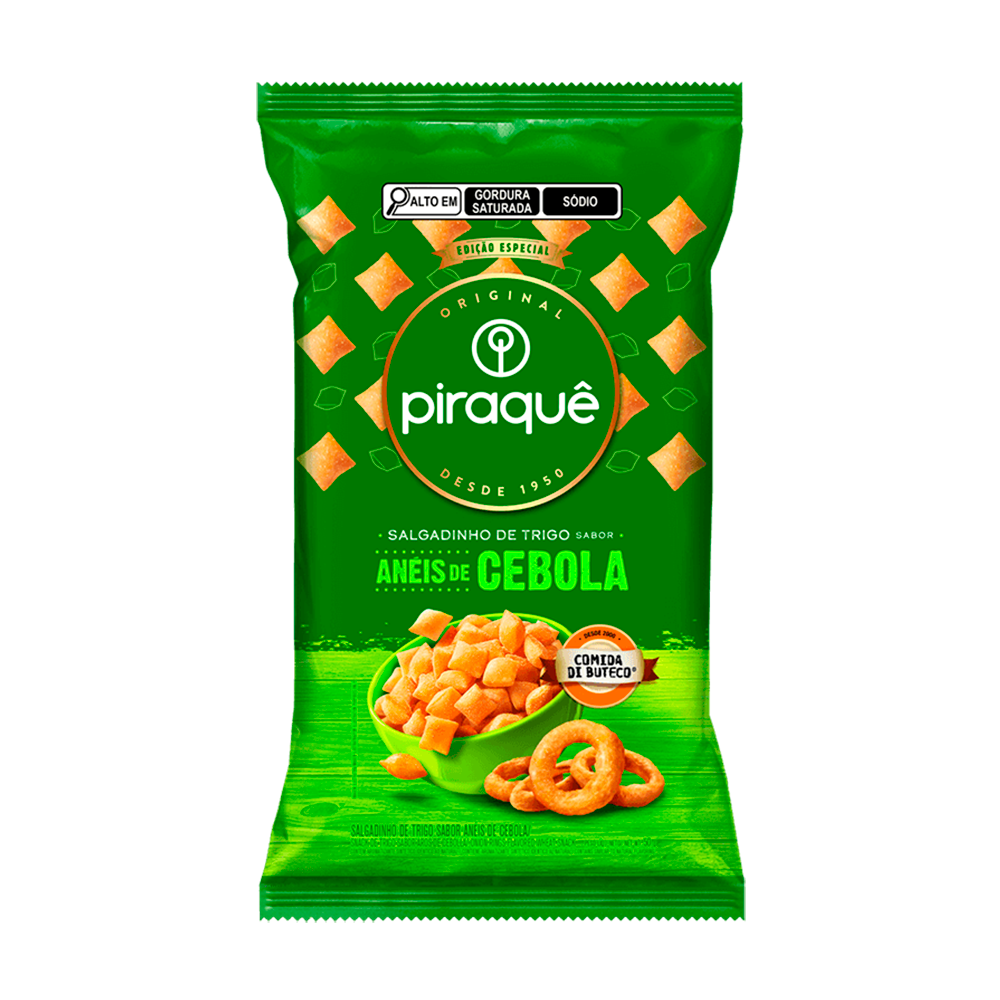 BISC SALGADINHO PIRAQUE CEBOLA 1X50G