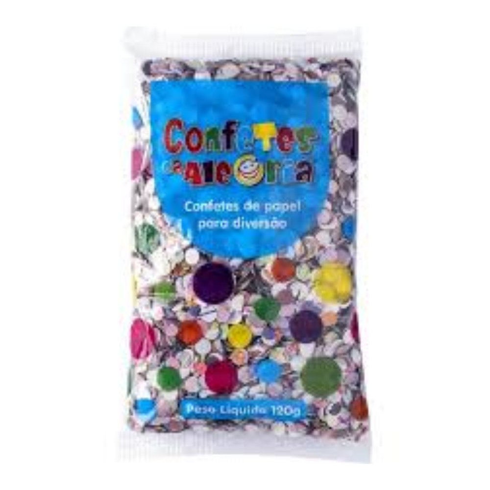 CONFETE PAPEL SACO 1X120G