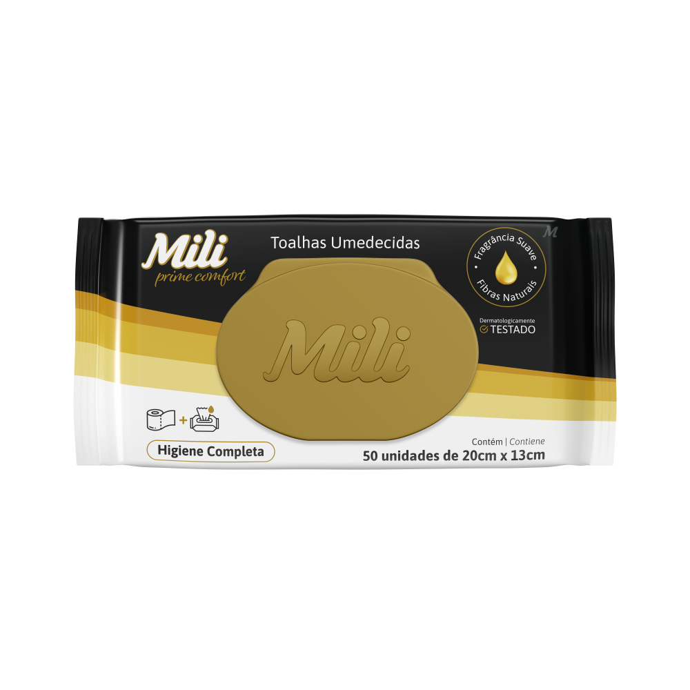 TOALHA UMED MILI PRIME COMF 1X50UN