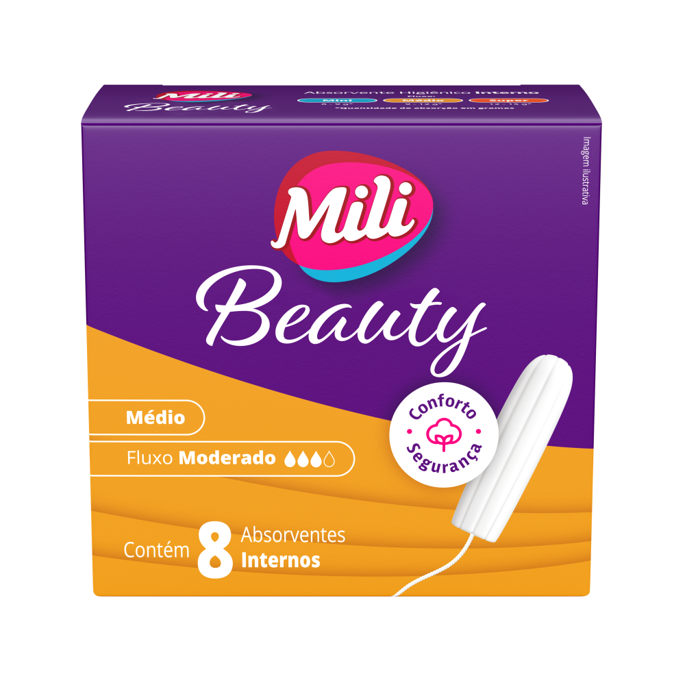 ABS INTERNO MILI BEAUTY MEDIO 1X8UN
