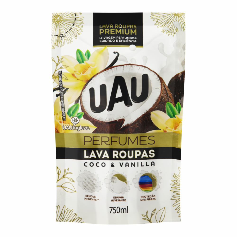 LAVA ROUPAS UAU SH  COCO E VANI 1X750ML