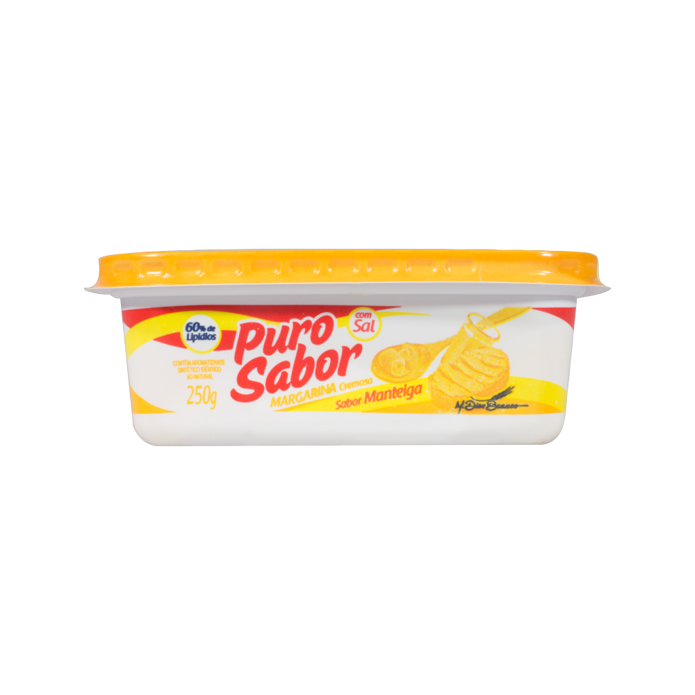 MARGARINA PURO SABOR C SAL 60% 1X250G