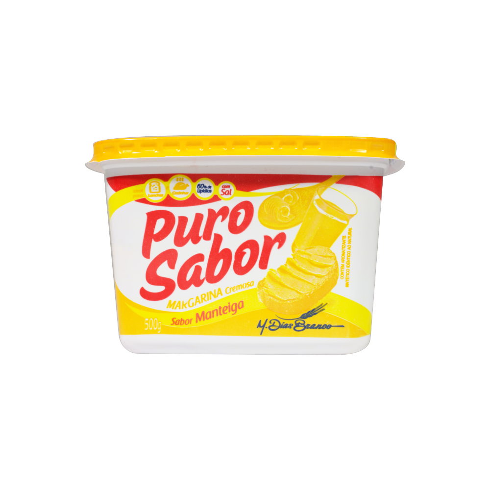 MARGARINA PURO SABOR C SAL 60% 1X500G