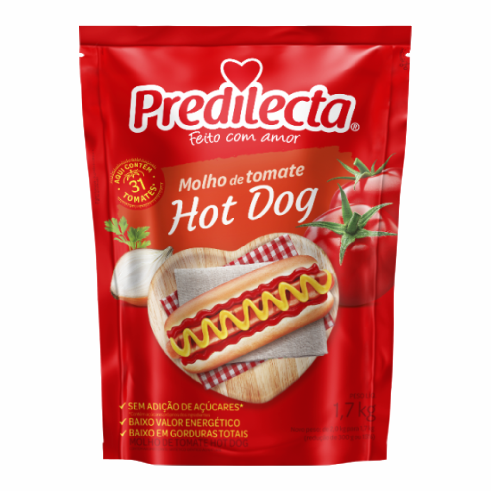 MOLHO PREDILECTA SH HOT DOG 1X1,7KG