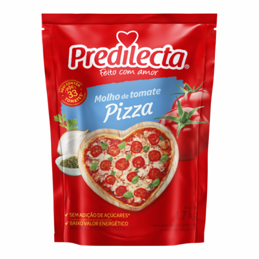 MOLHO PREDILECTA SH PIZZA 1X1,7KG