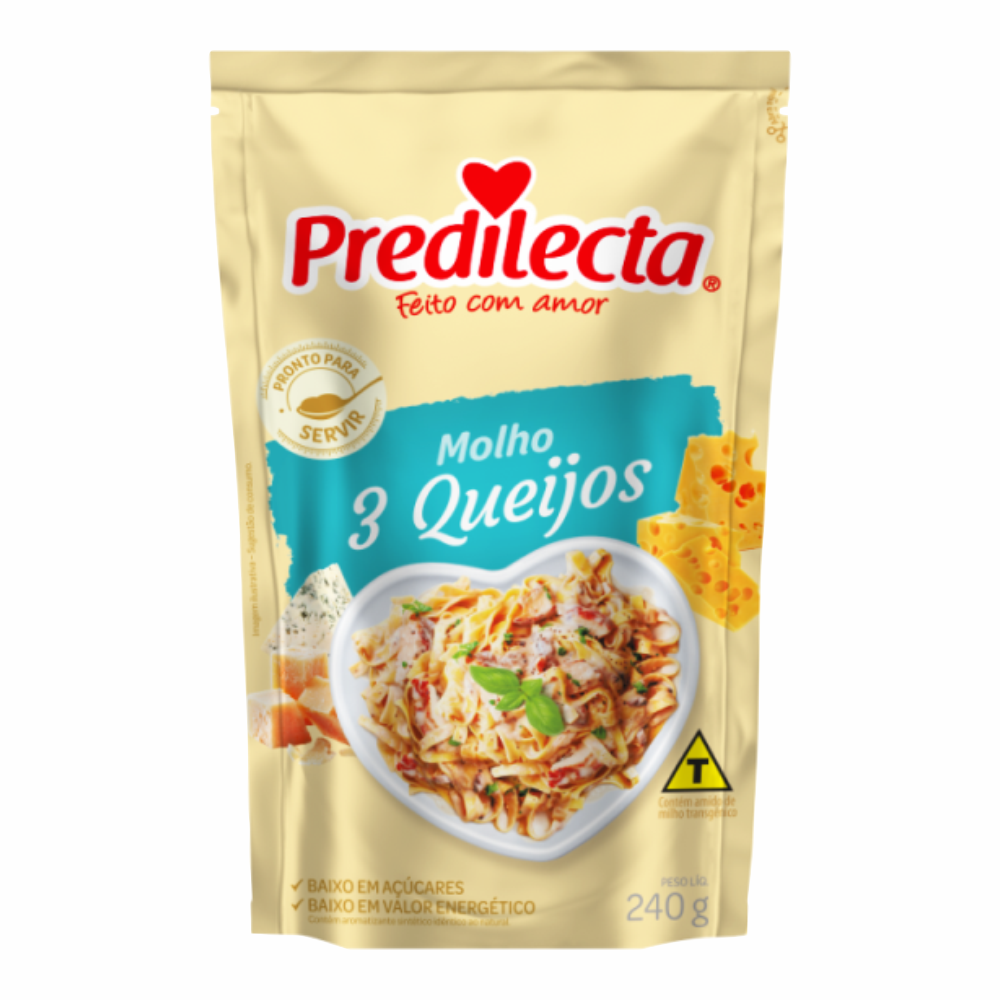 MOLHO PREDILECTA TRES QUEIJOS SH 1X240G