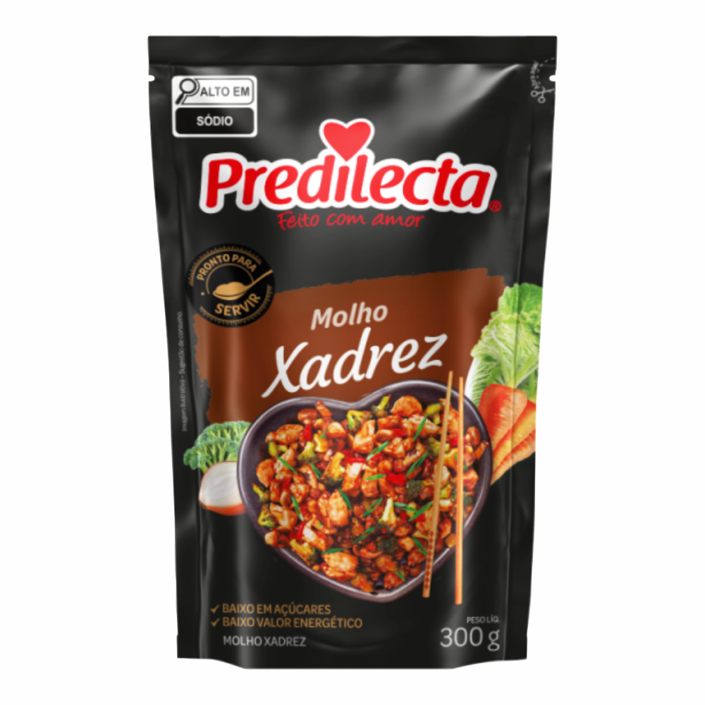 MOLHO PREDILECTA XADREZ SH 1X300G