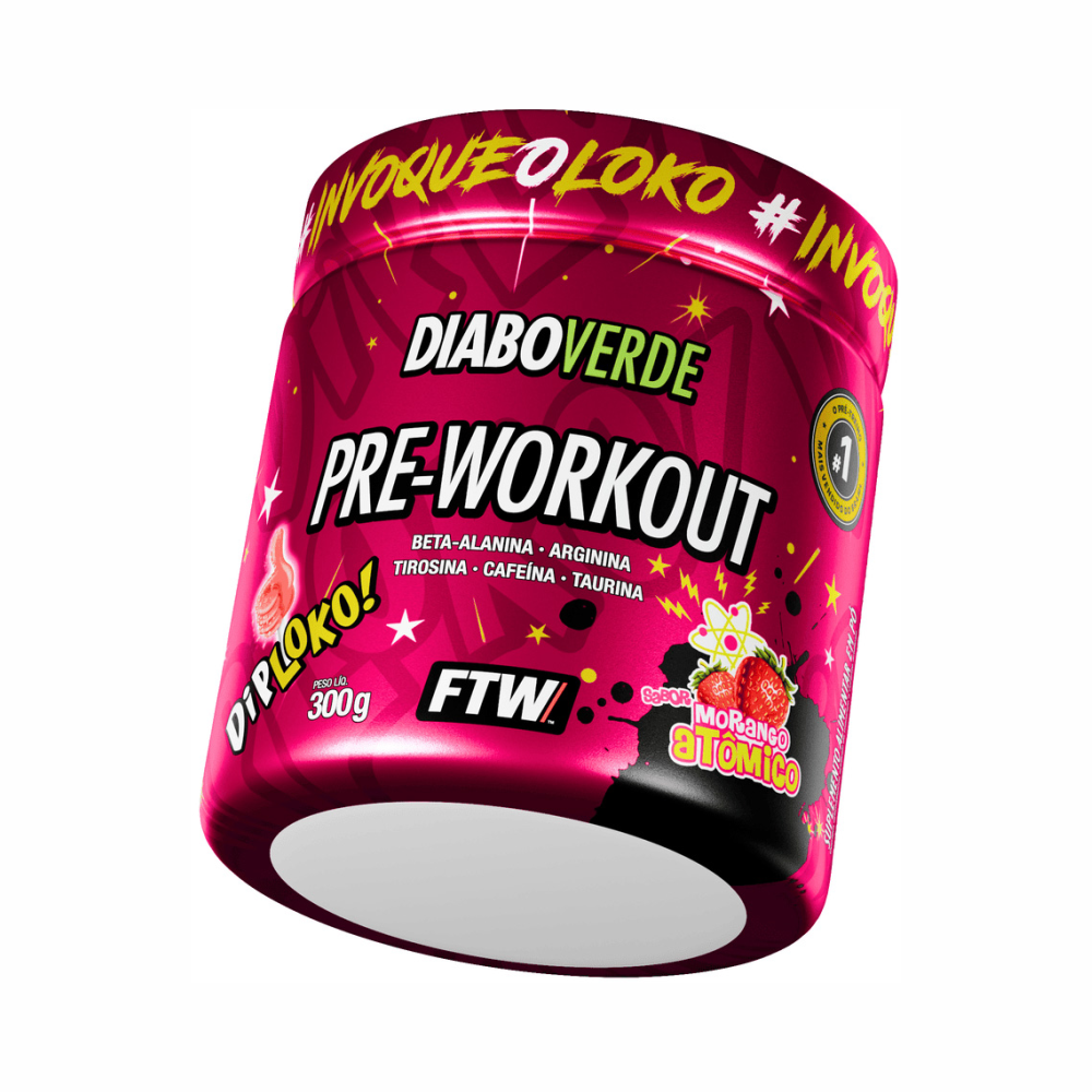 PRE WORKOUT DIPLOKO MORANGO ATO 1X300G