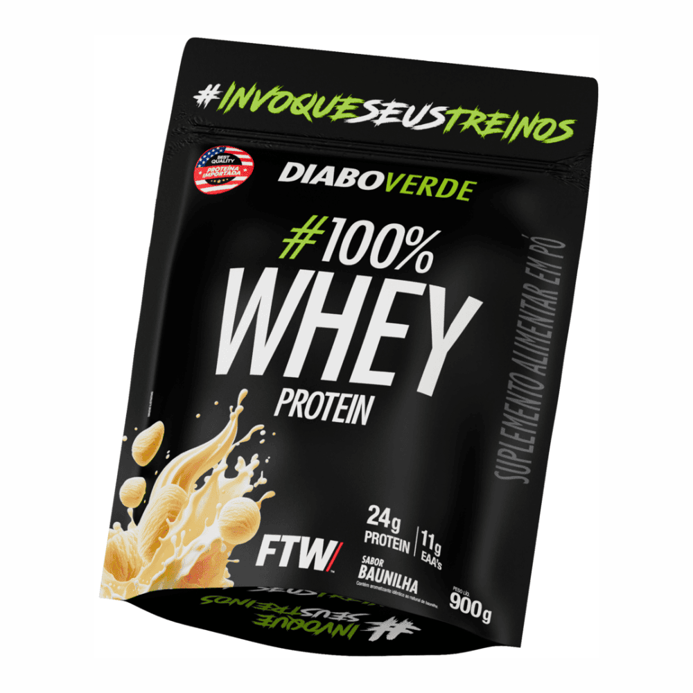 WHEY DIABO VERDE SH BAUNILHA 1X900G