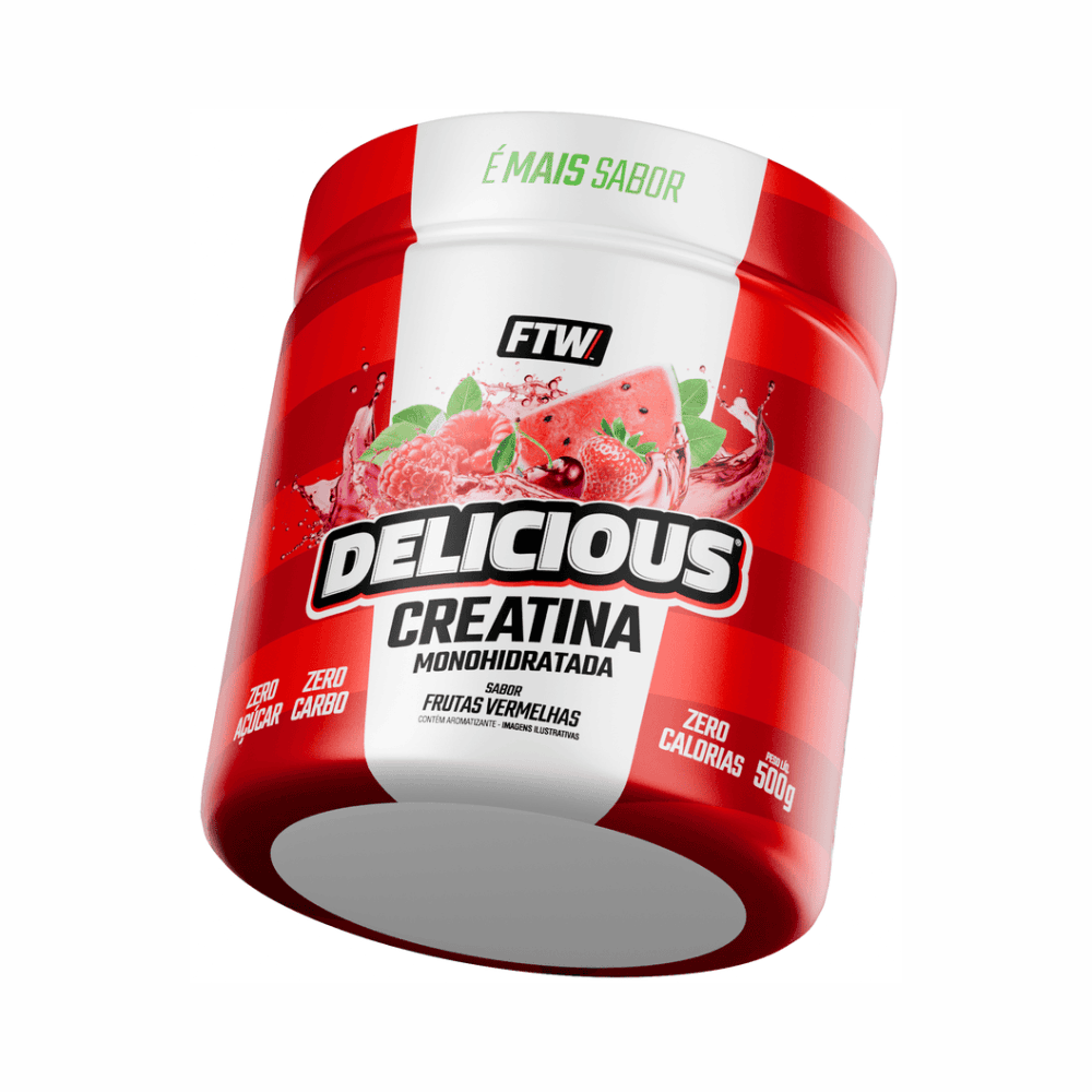 CREATINA DELICIOUS FRUTAS VERMELH 1X500G