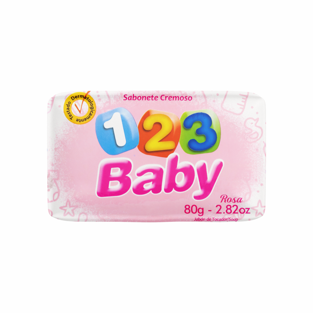 SABON 123 BABY CREMOSO ROSA 12X1 80G