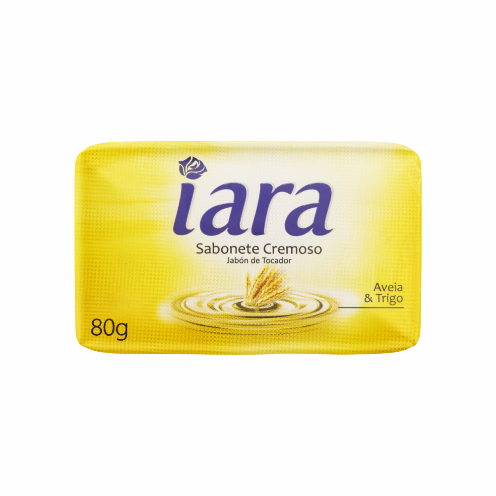SABON IARA CREMOSO AVEIA E TRIGO 12X80G