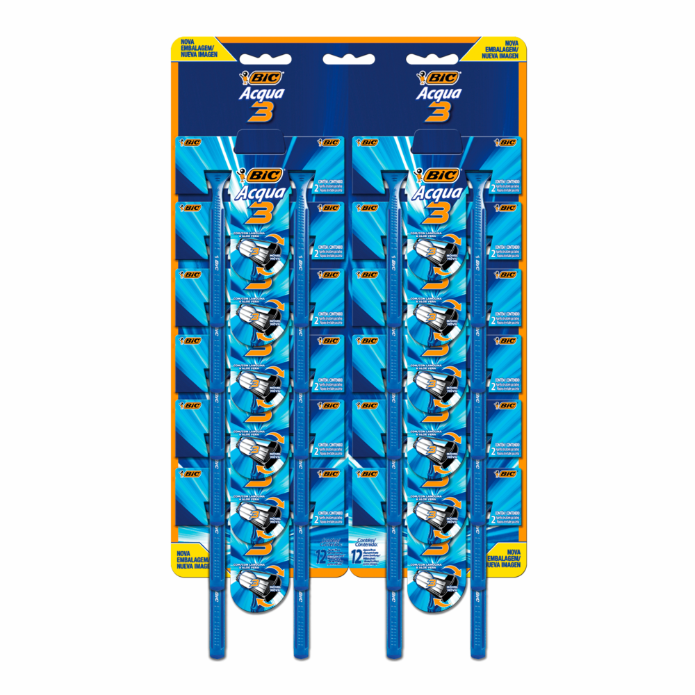 BARB DESC BIC ACQUA 3L AZ CT 12X2UN