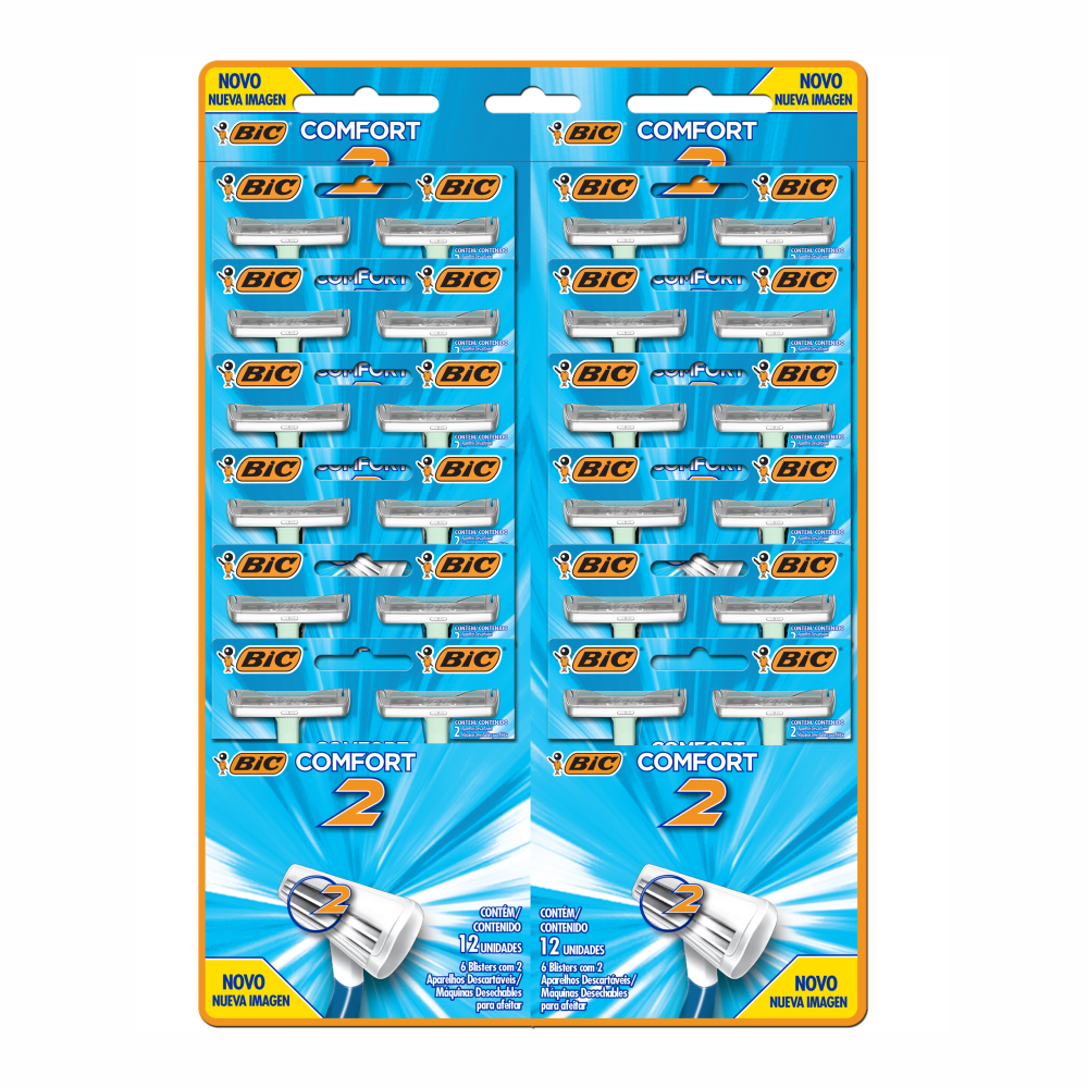 BARB DESC BIC COMFORT 2L CT AZ 12X2UN