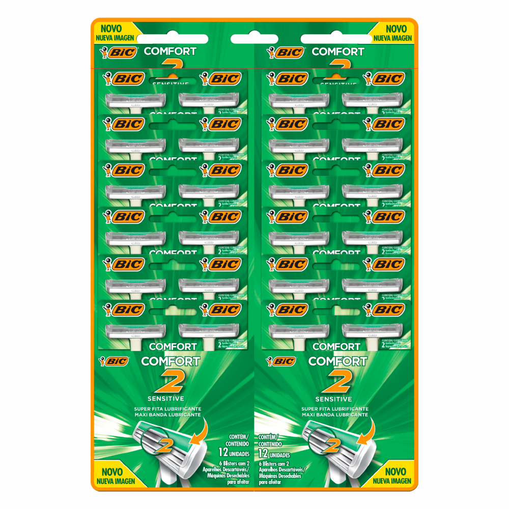 BARB DESC BIC COMFORT 2L CT VD 12X2UN