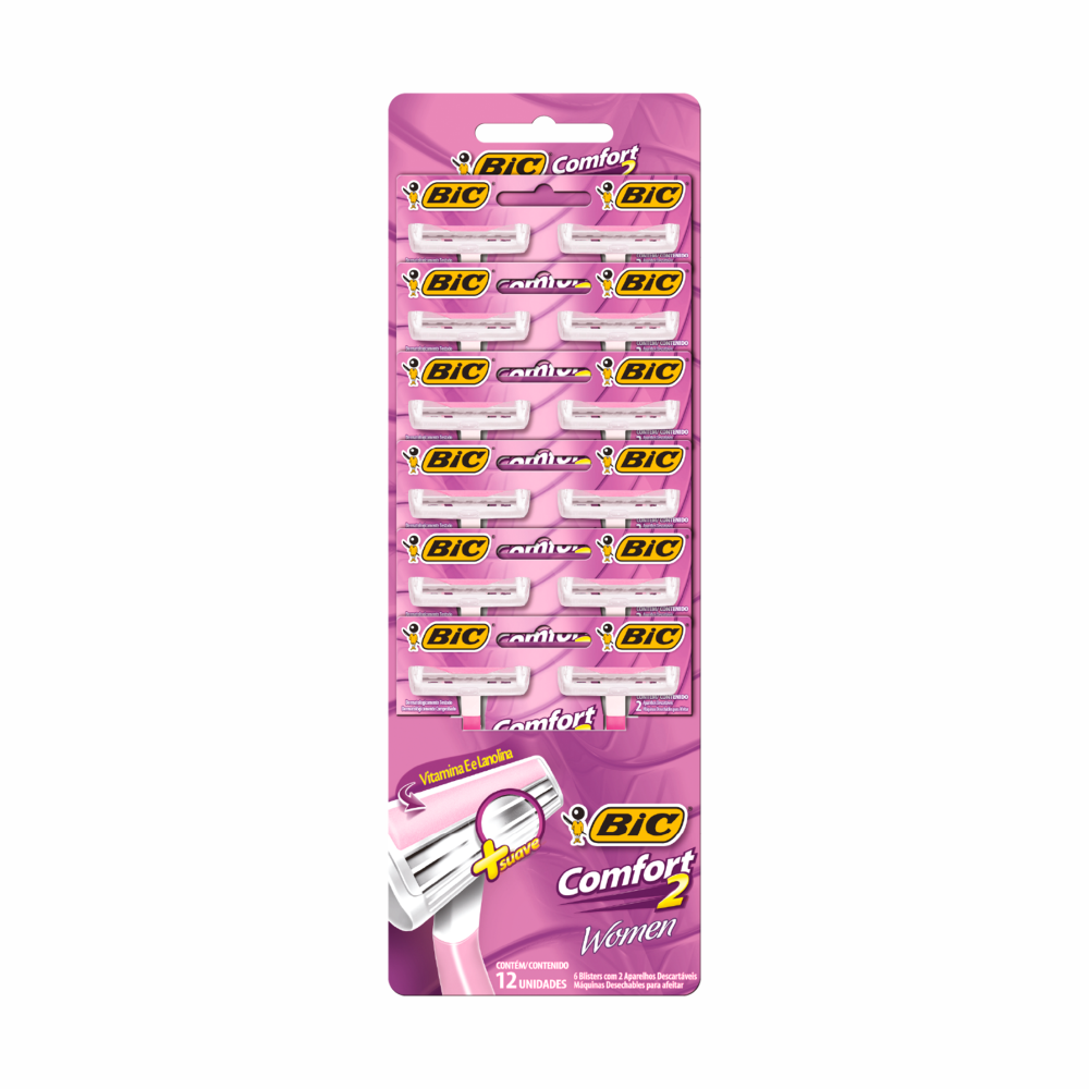 BARB DESC BIC COMFORT 2L CT RS 12X2UN
