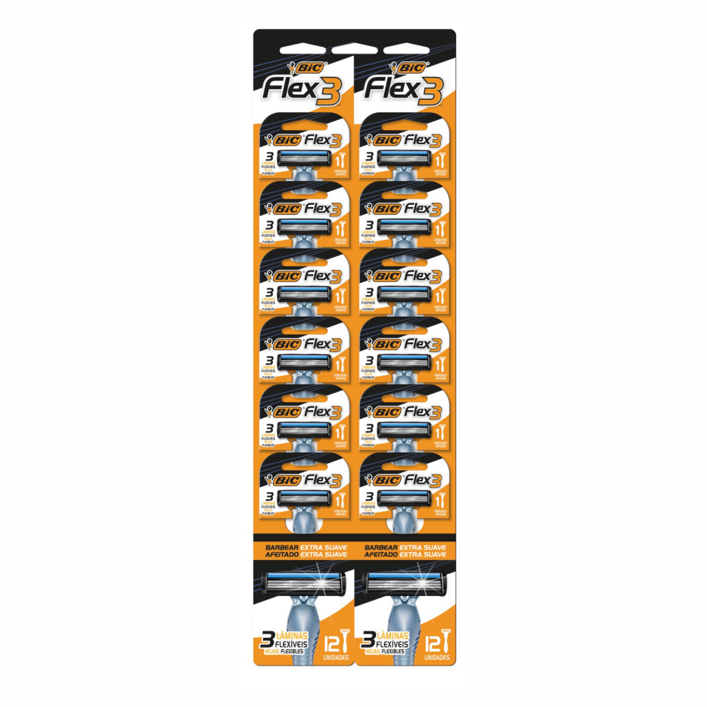 BARB DESC BIC  FLEX 3L  CT 12X1UN