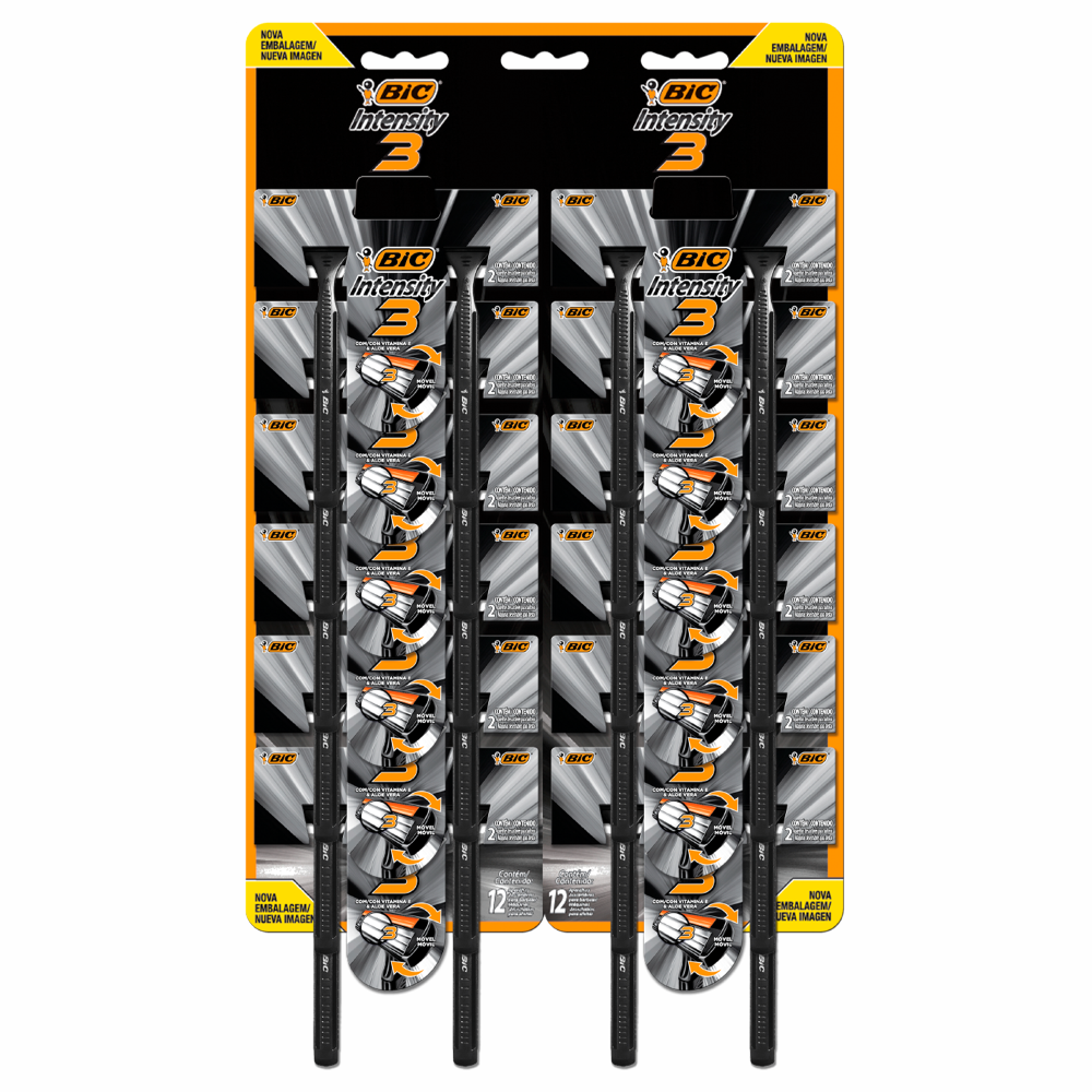 BARB DESC BIC INTENSITY 3 PTO CT 12X2UN