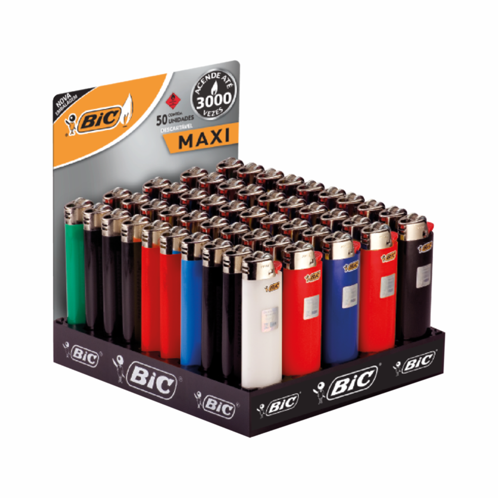 ISQUEIRO BIC MAXI J6 1X50UN